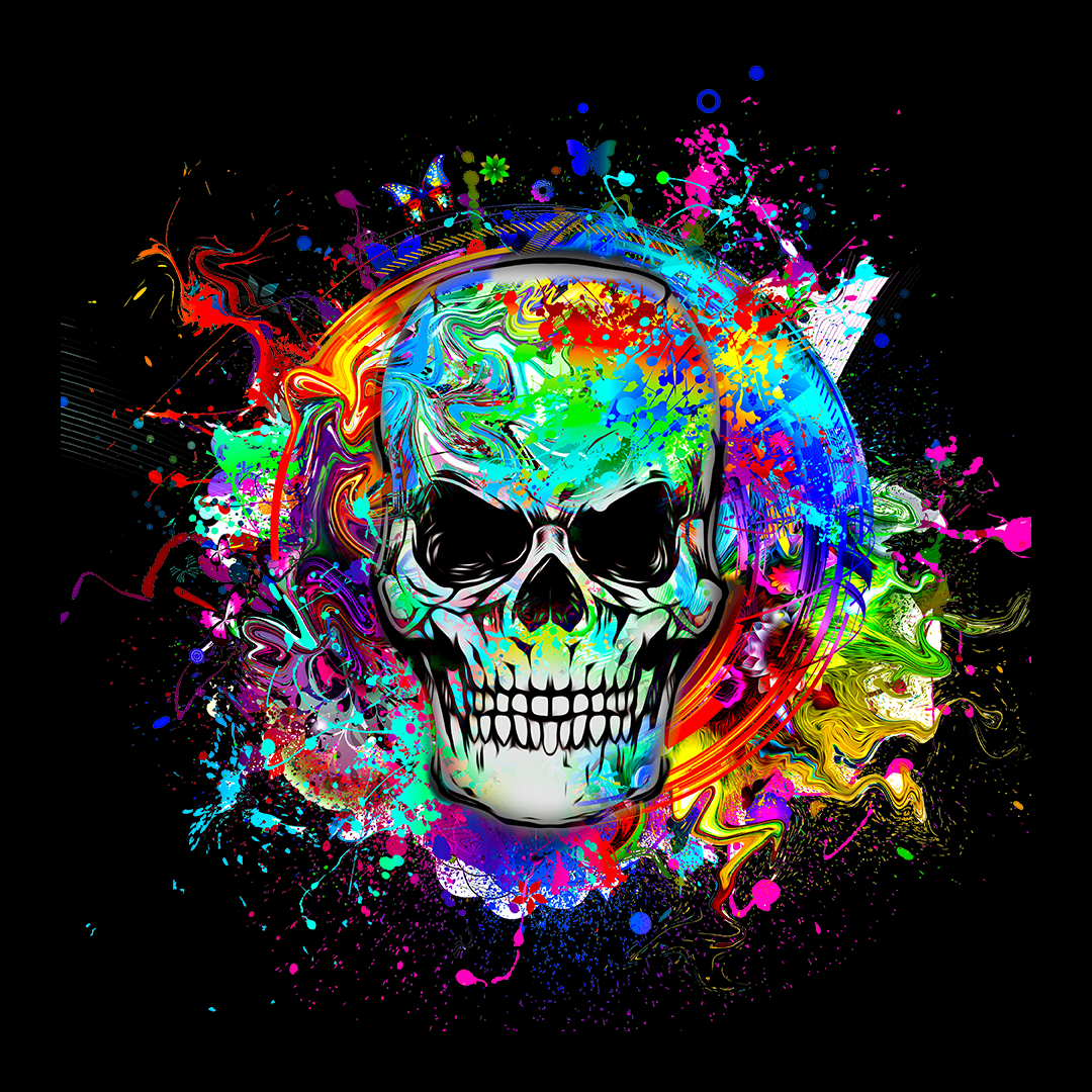 Colorful Skull