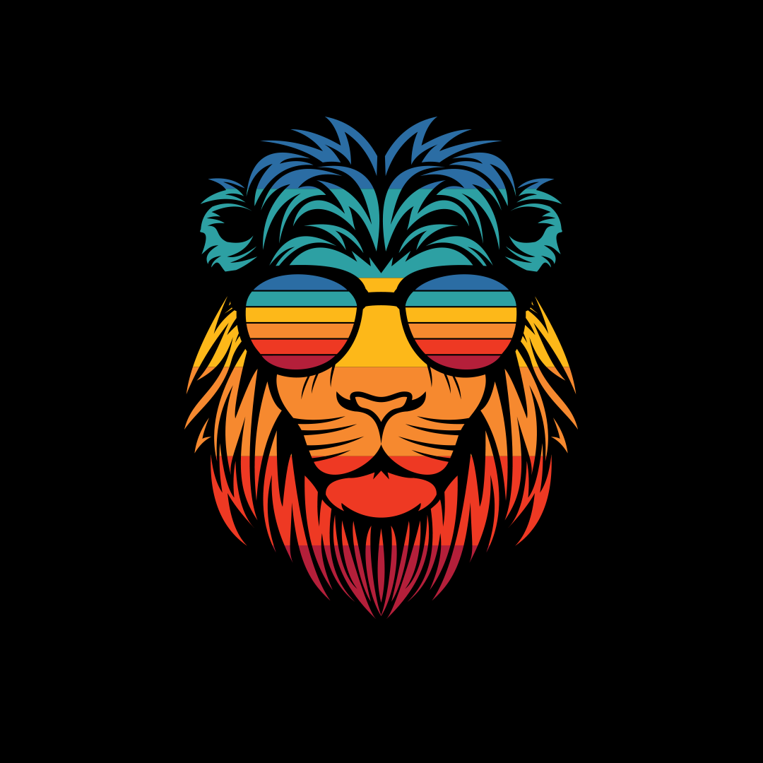 Colorful Lion