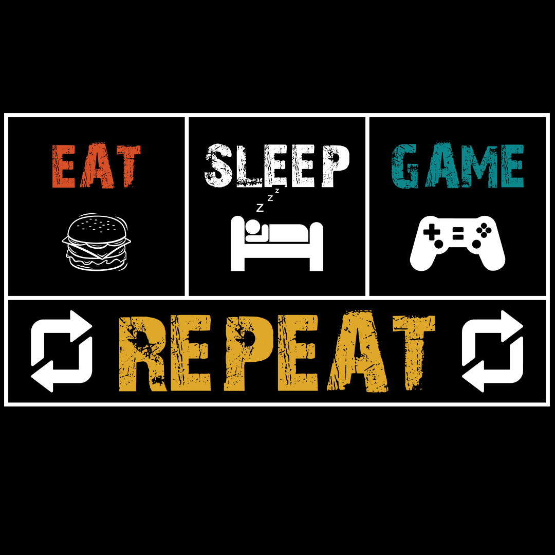 Eat Sleep Game Repeat Box