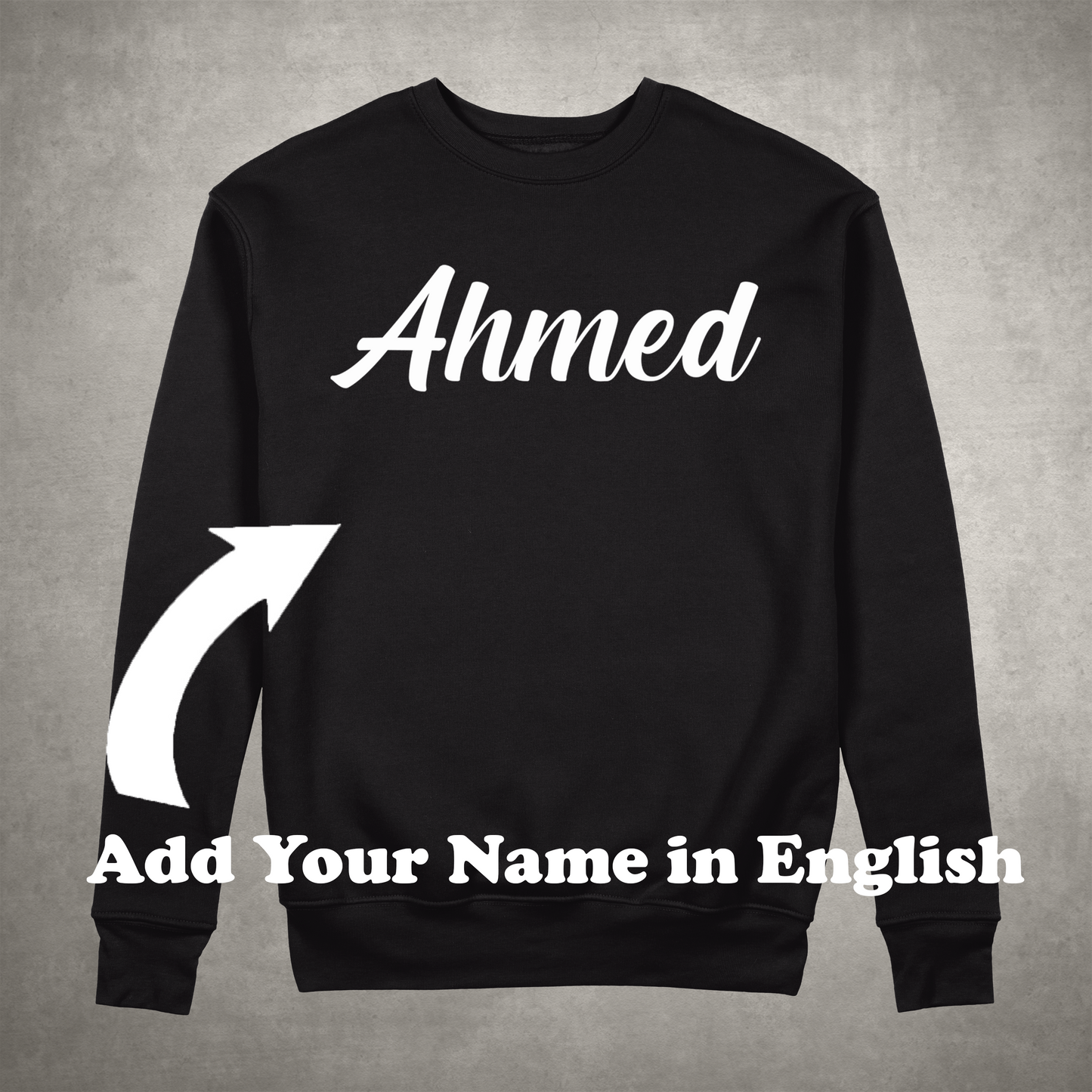 Personalized Named Sweatshirt (English - CC)