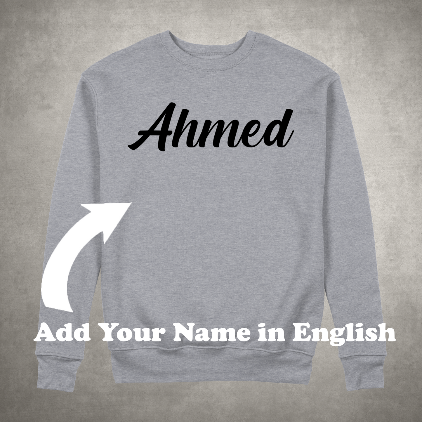 Personalized Named Sweatshirt (English - CC)