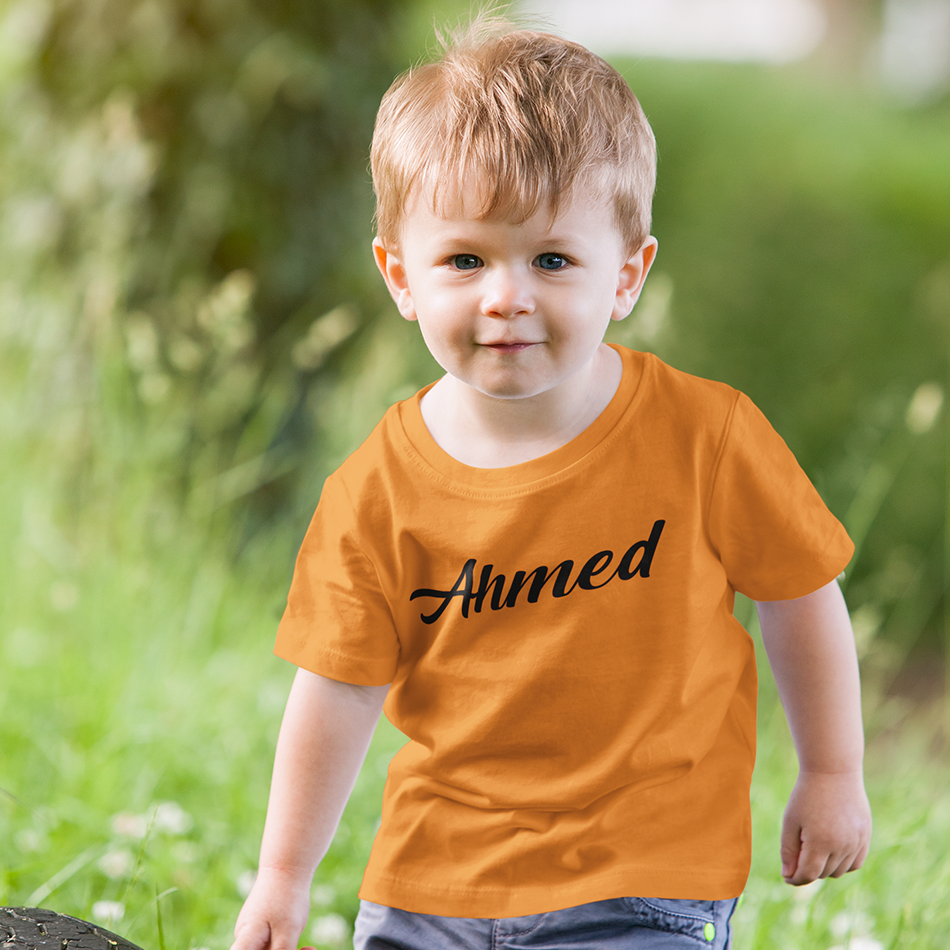 Personalized Named Kids T-Shirt (English - CC)