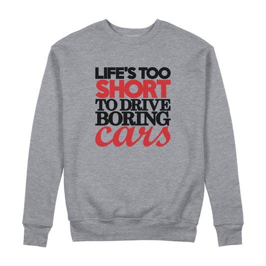 Boring Cars Sweatshirt - Sixth Degree Clothing