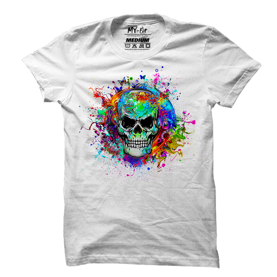 Colorful Skull - Sixth Degree Clothing