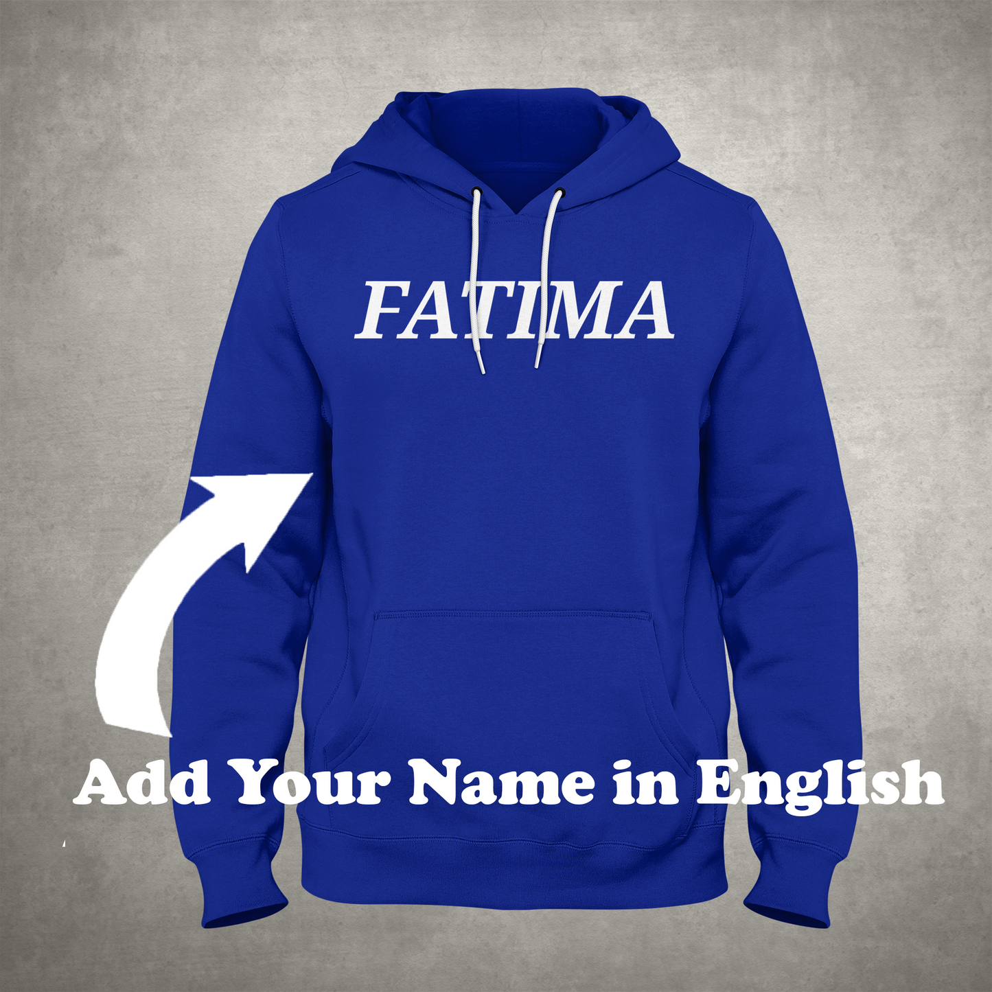 Personalized Named Hoodie (English - DS)