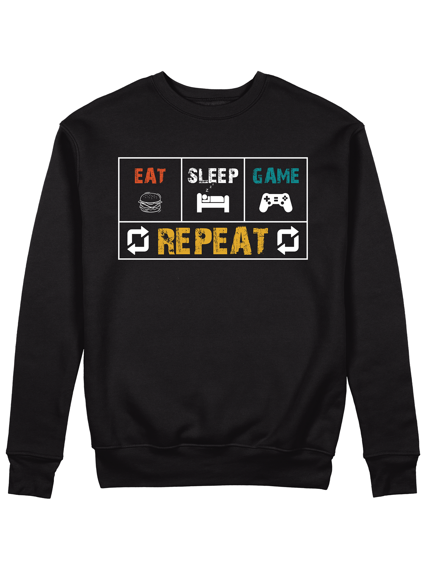 Eat Sleep Game Repeat (Box) - Sixth Degree Clothing