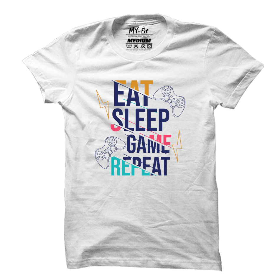 Eat Sleep Game Repeat - Sixth Degree Clothing