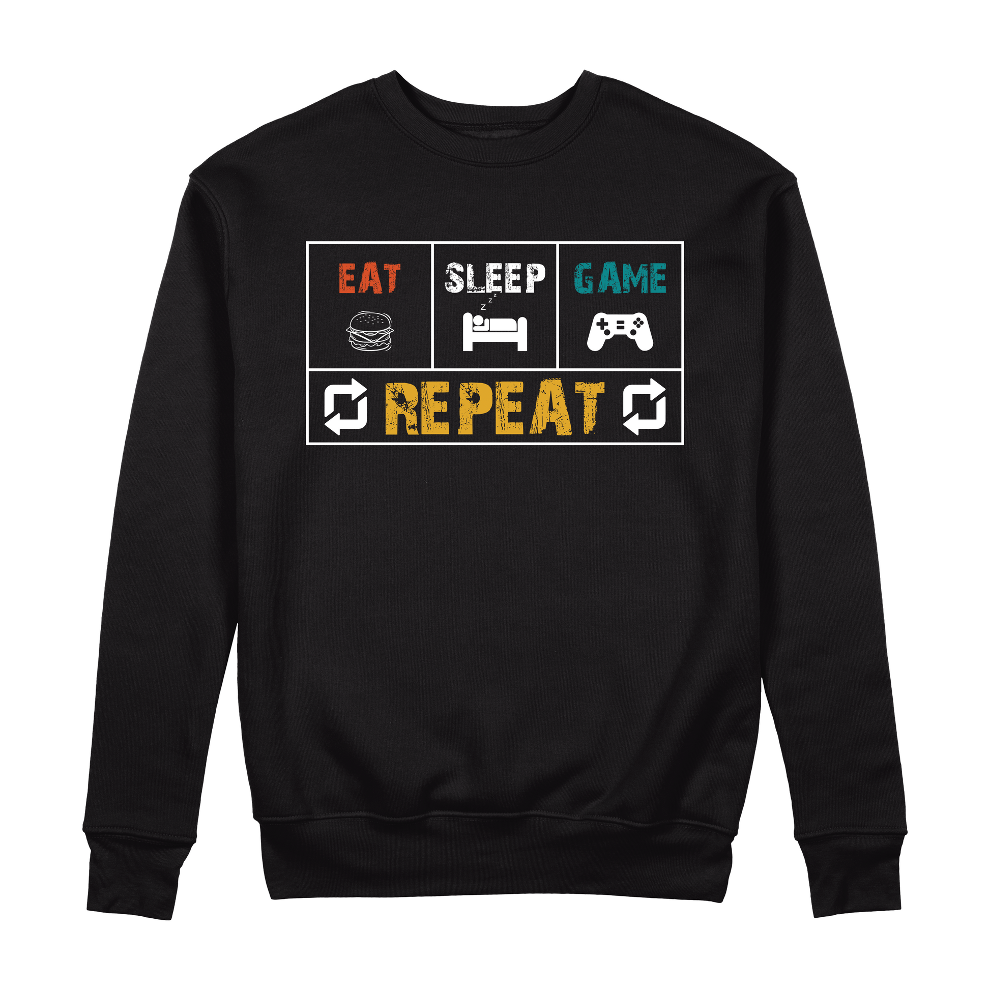 Eat Sleep Game Repeat Boxes - Sixth Degree Clothing