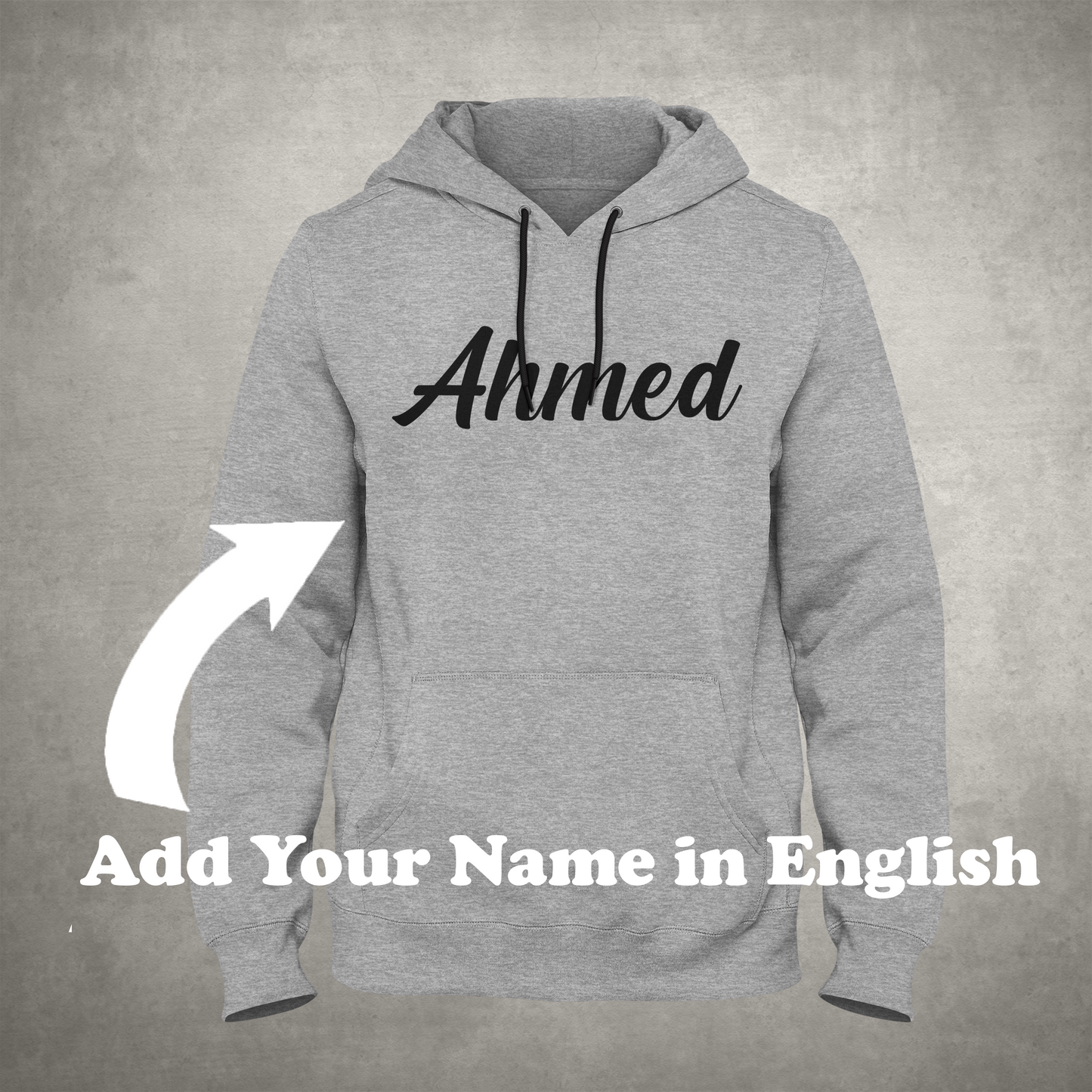 Personalized Named Hoodie (English - CC)