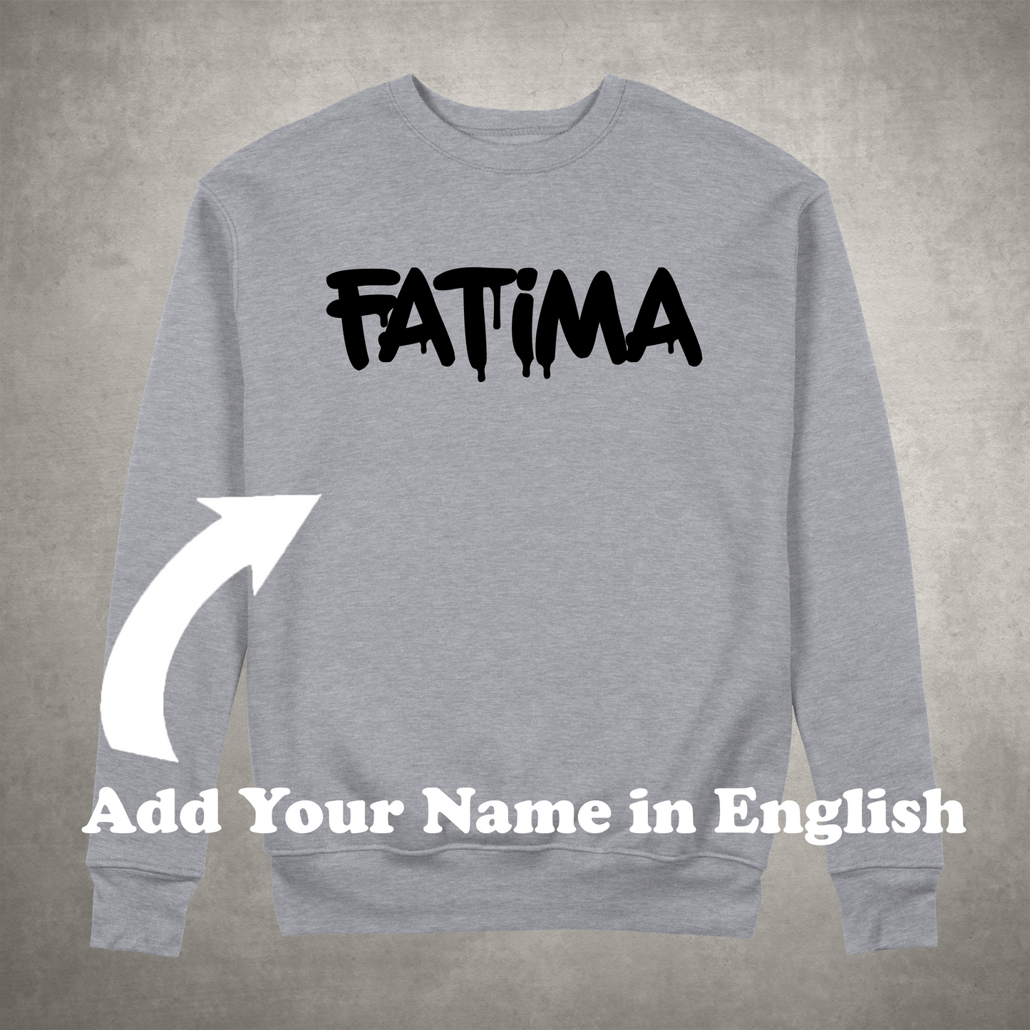 Personalized Named Sweatshirt (English - UR)