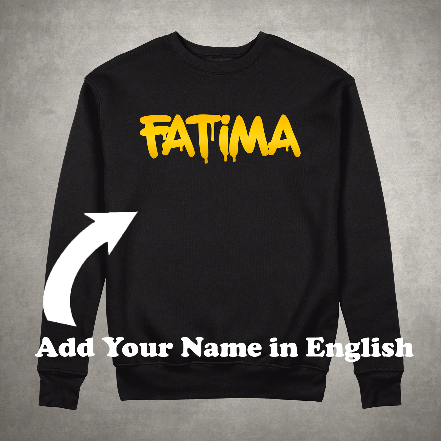 Personalized Named Sweatshirt (English - UR)