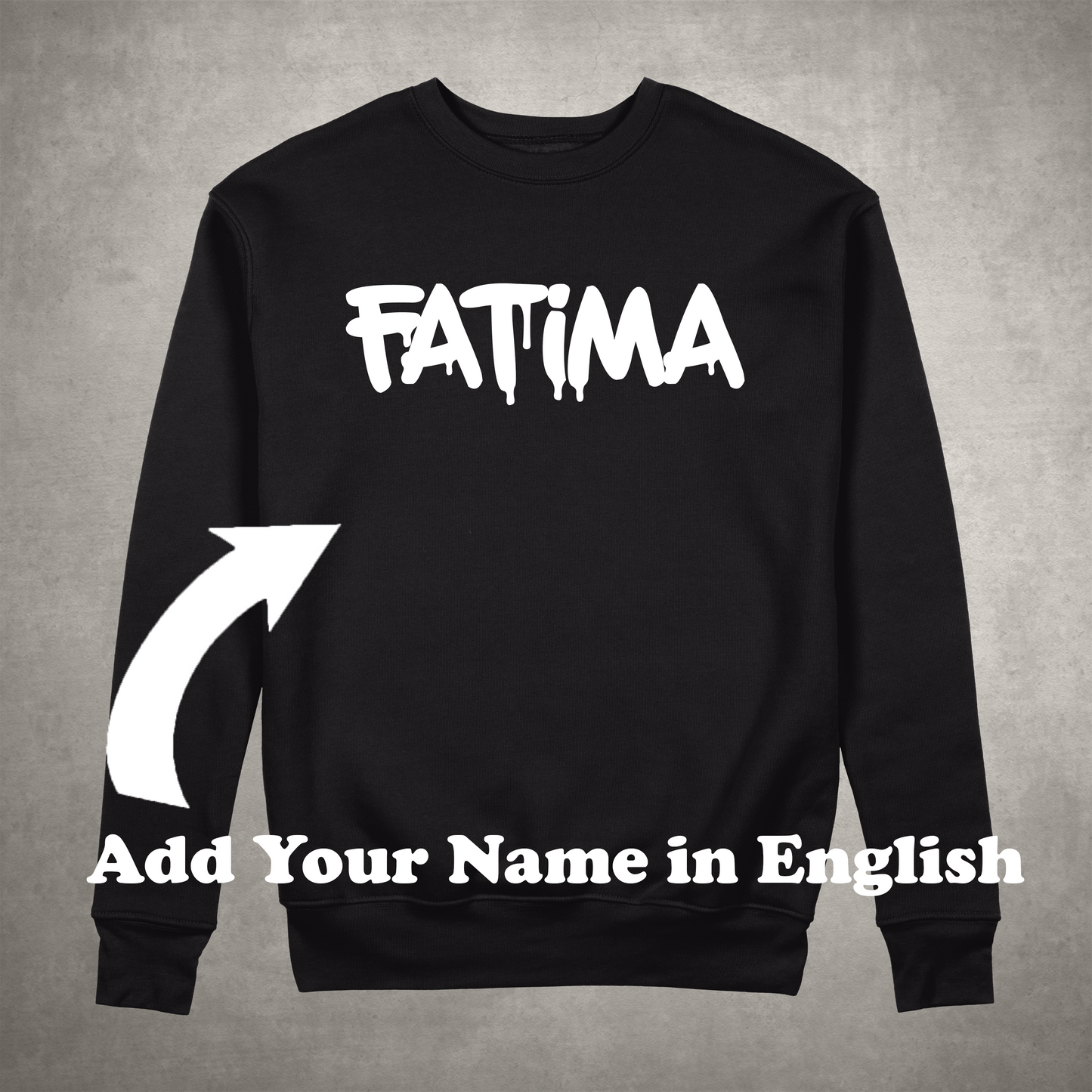 Personalized Named Sweatshirt (English - UR)