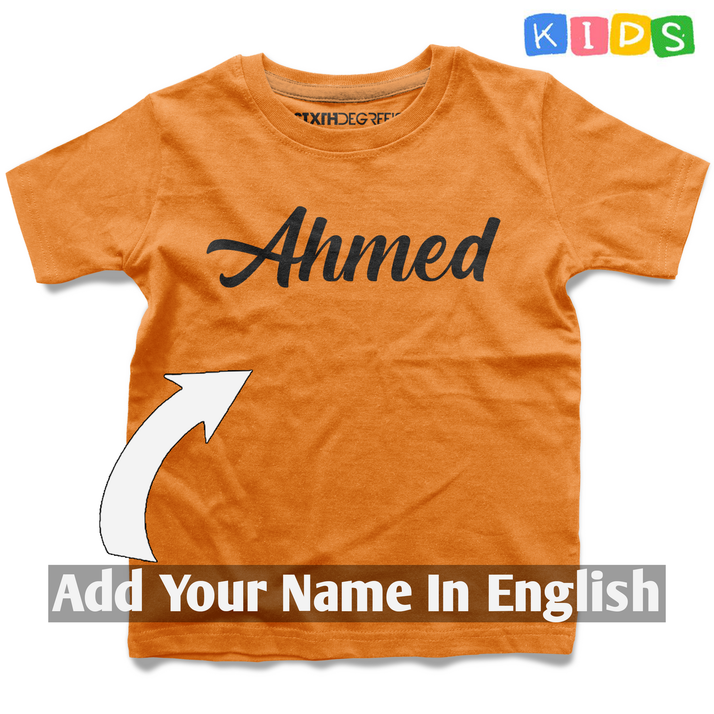 Personalized Named Kids T-Shirt (English - CC)