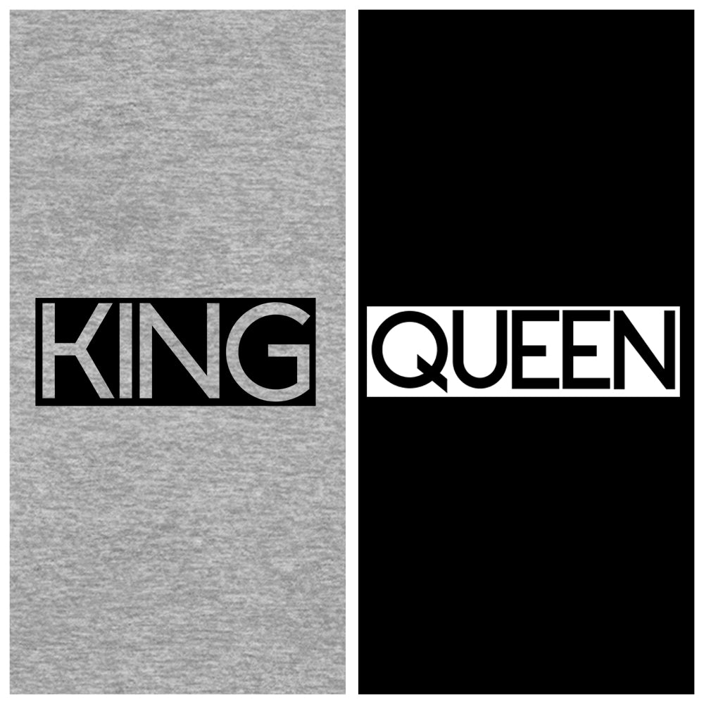 King Bar & Queen Bar Couple T-Shirts