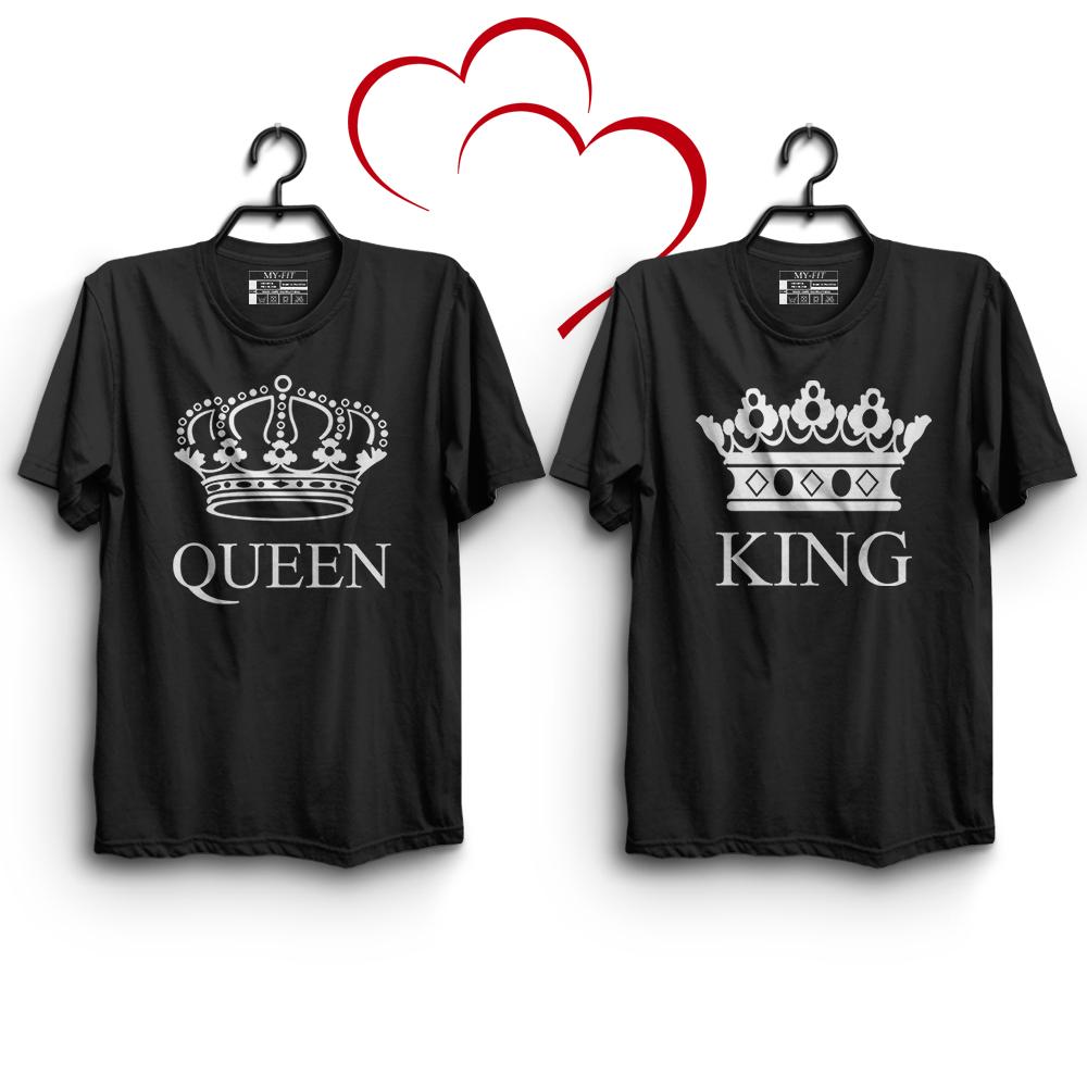 King & Queen Couple T-Shirts