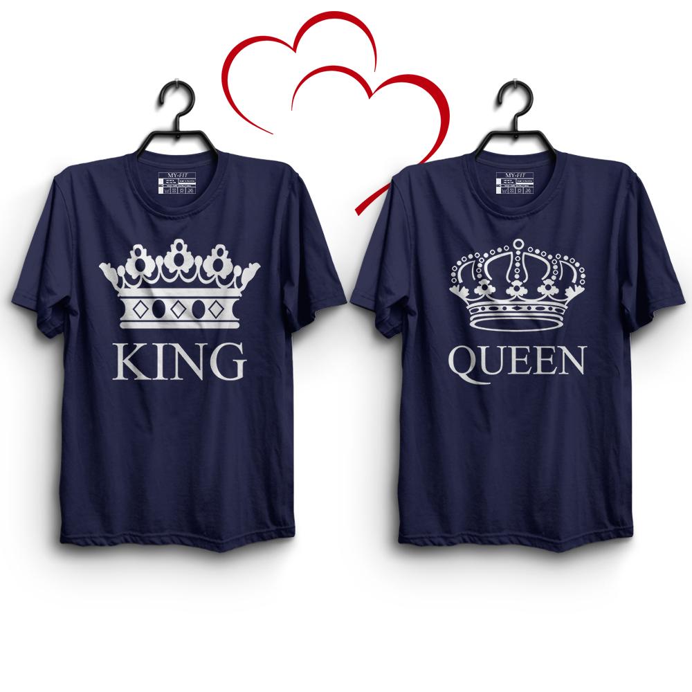 King & Queen Couple T-Shirts