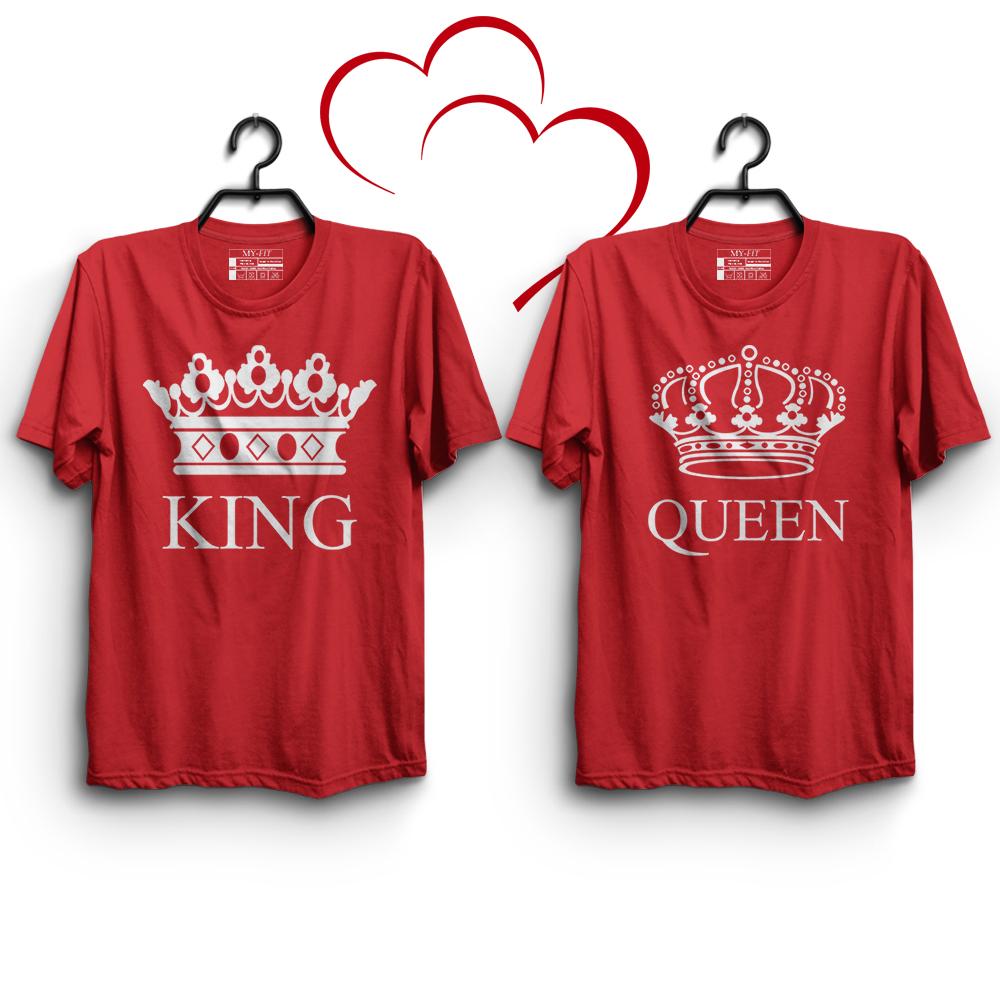 King & Queen Couple T-Shirts