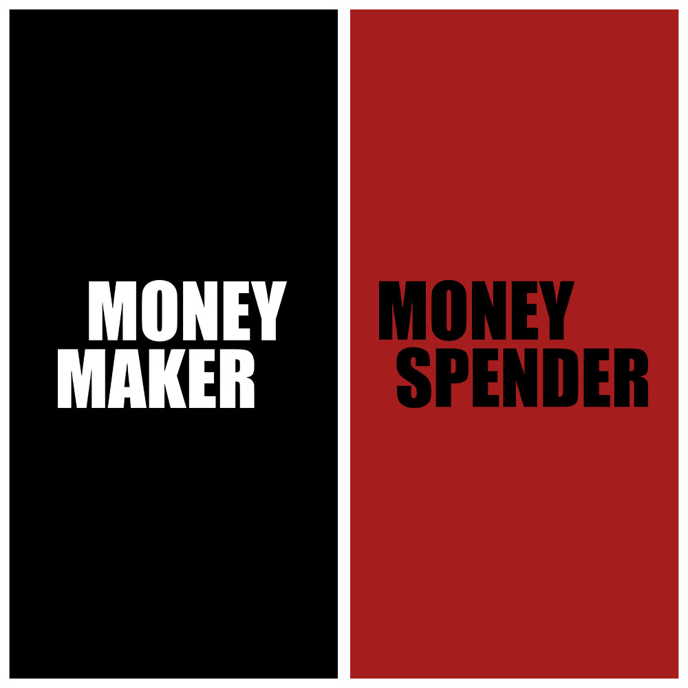 Money Maker & Money Spender Couple T-Shirts