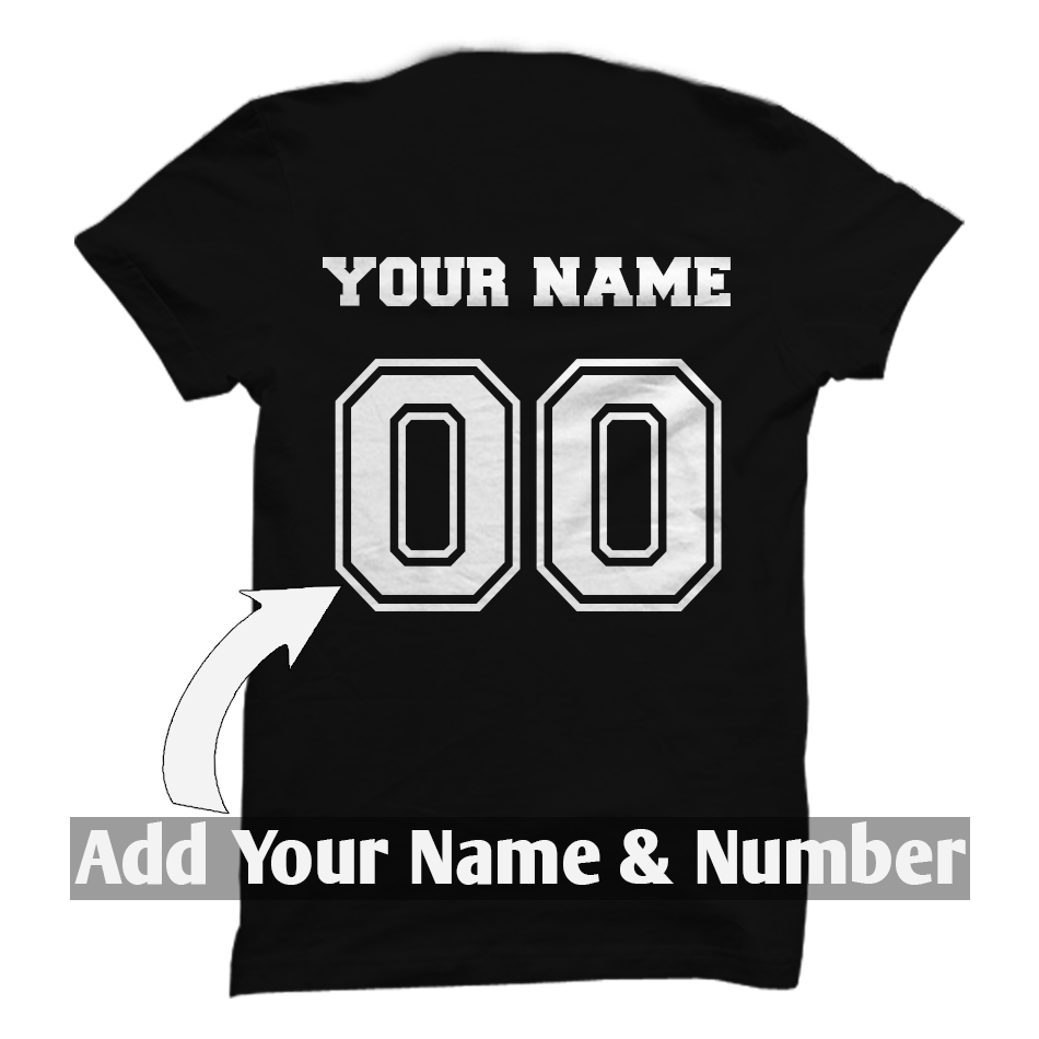 Personalized Name & Number T-Shirt (Back Print)