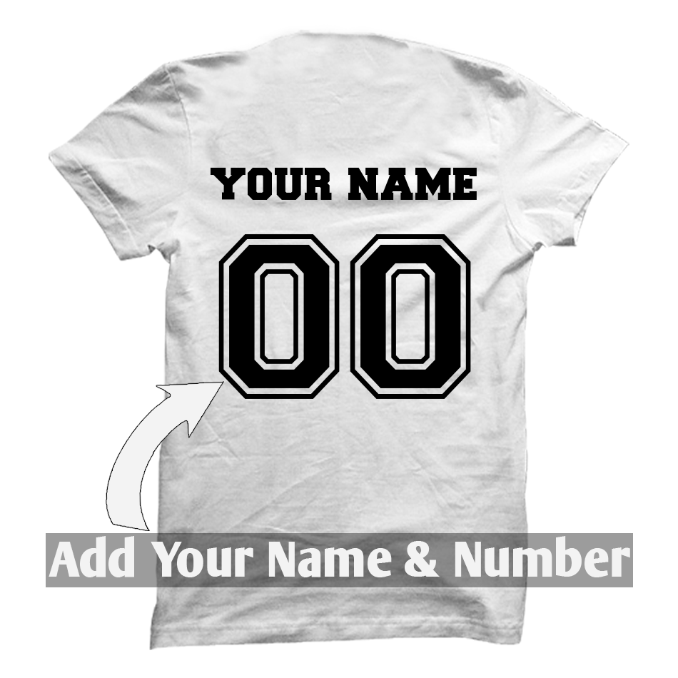 Personalized Name & Number T-Shirt (Back Print)