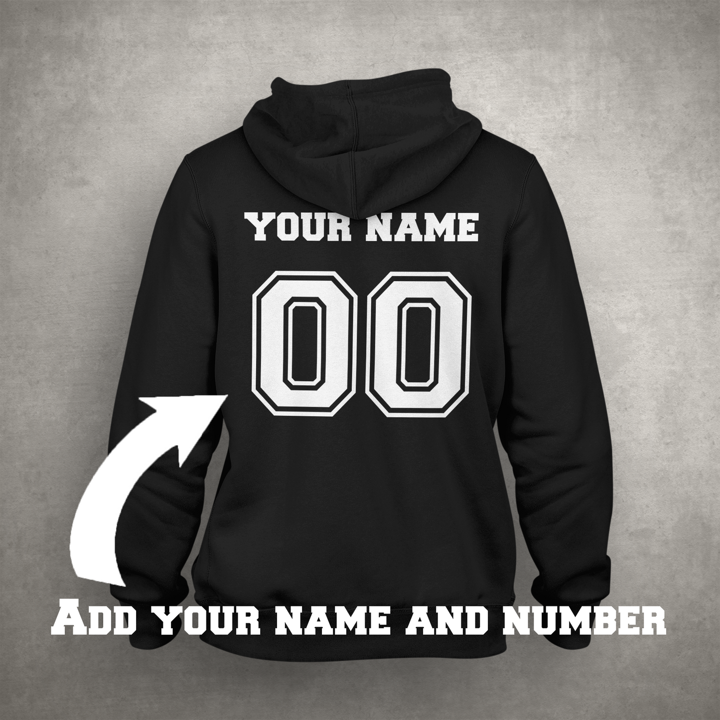 Personalized Name & Number Hoodie