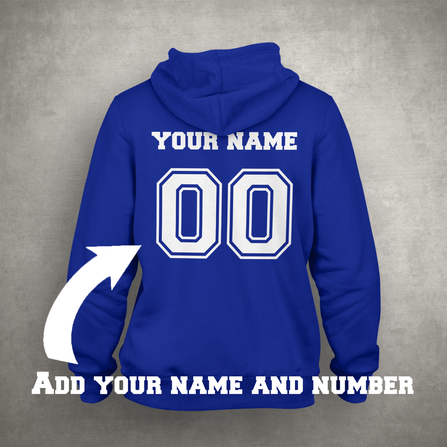 Personalized Name & Number Hoodie