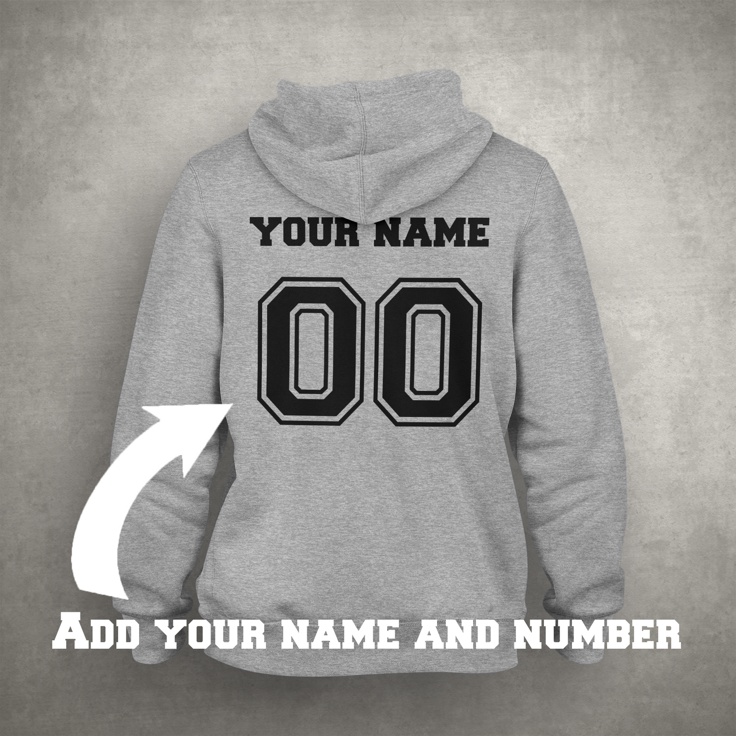 Personalized Name & Number Hoodie