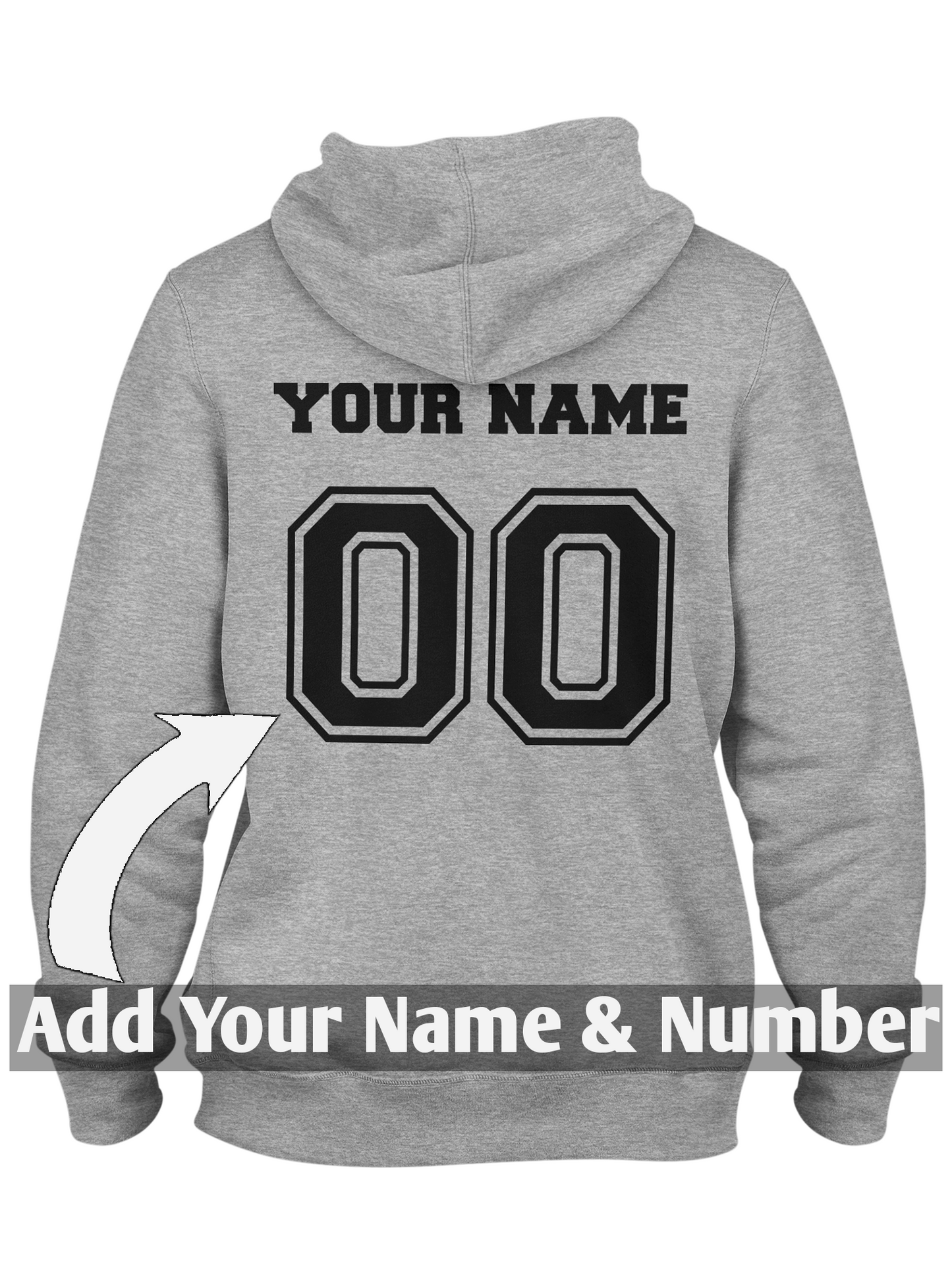 Personalized Name & Number Hoodie