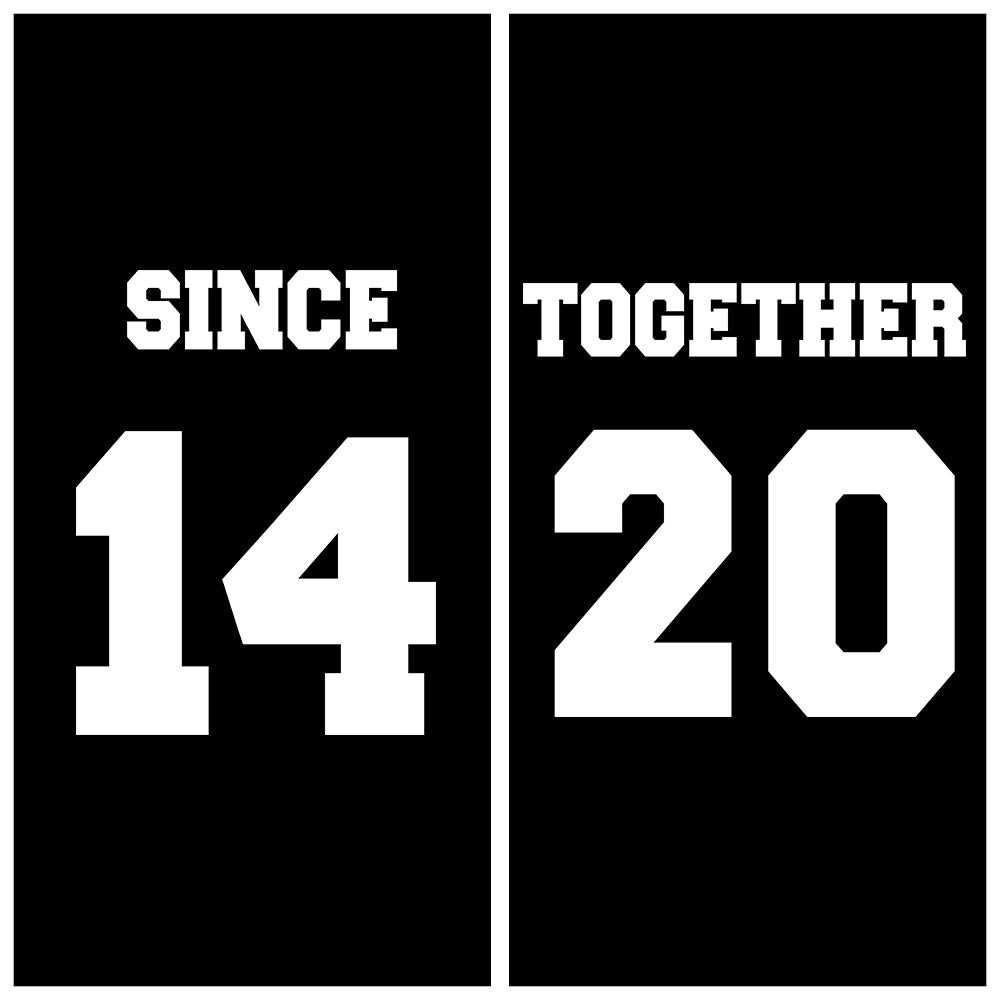 Together & Since Couple T-Shirts