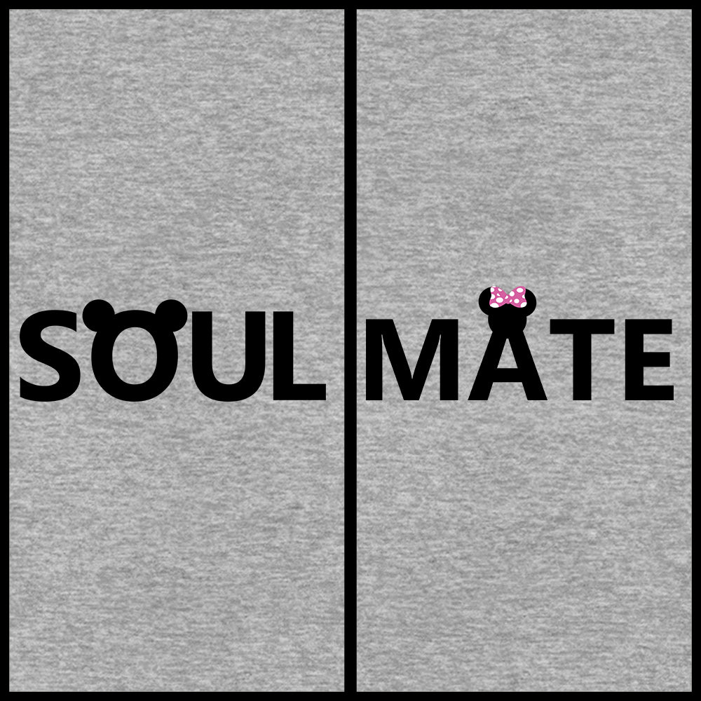 Soul & Mate Couple Hoodies - Grey Edition