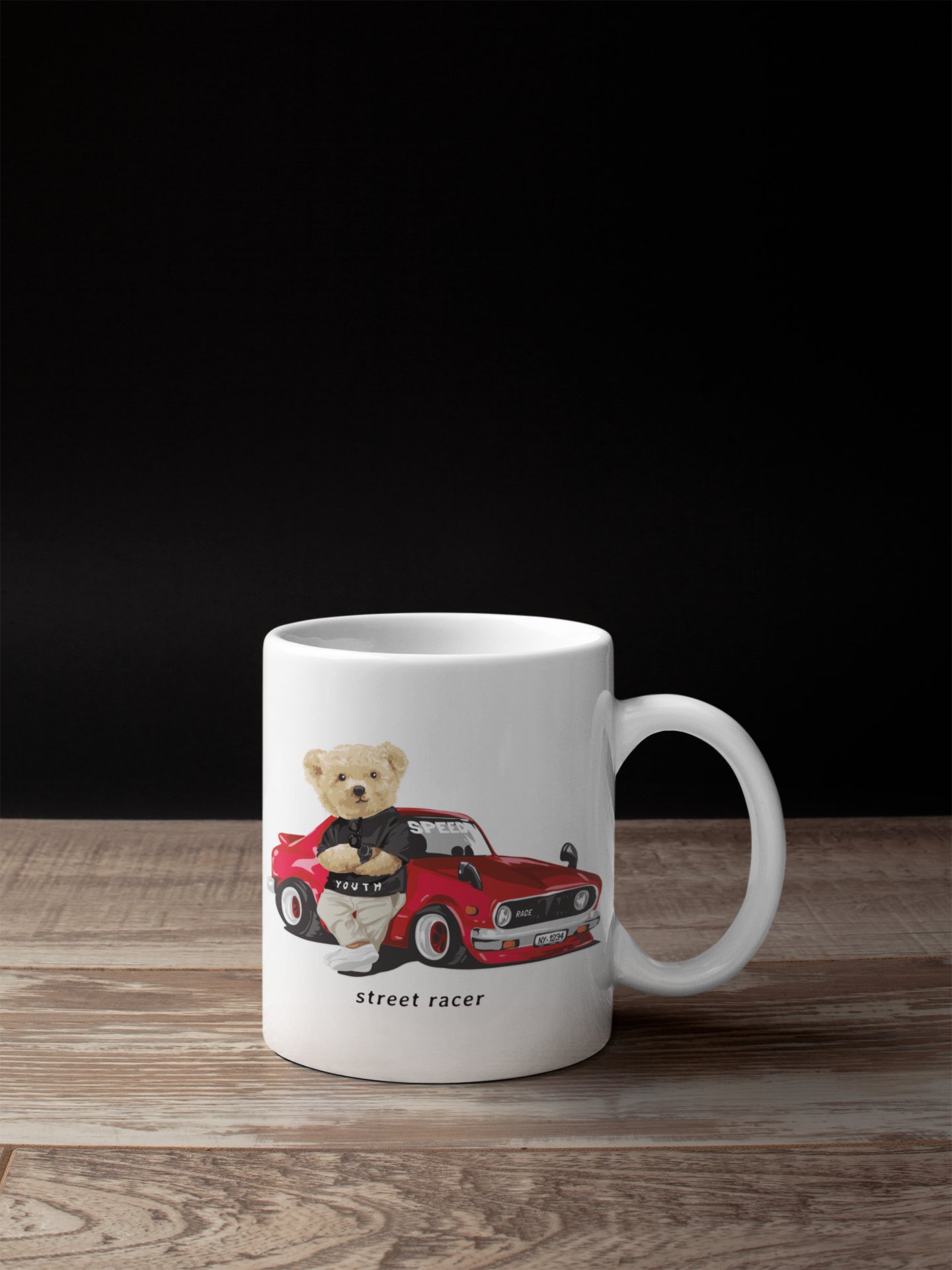 Street Racer White Mug