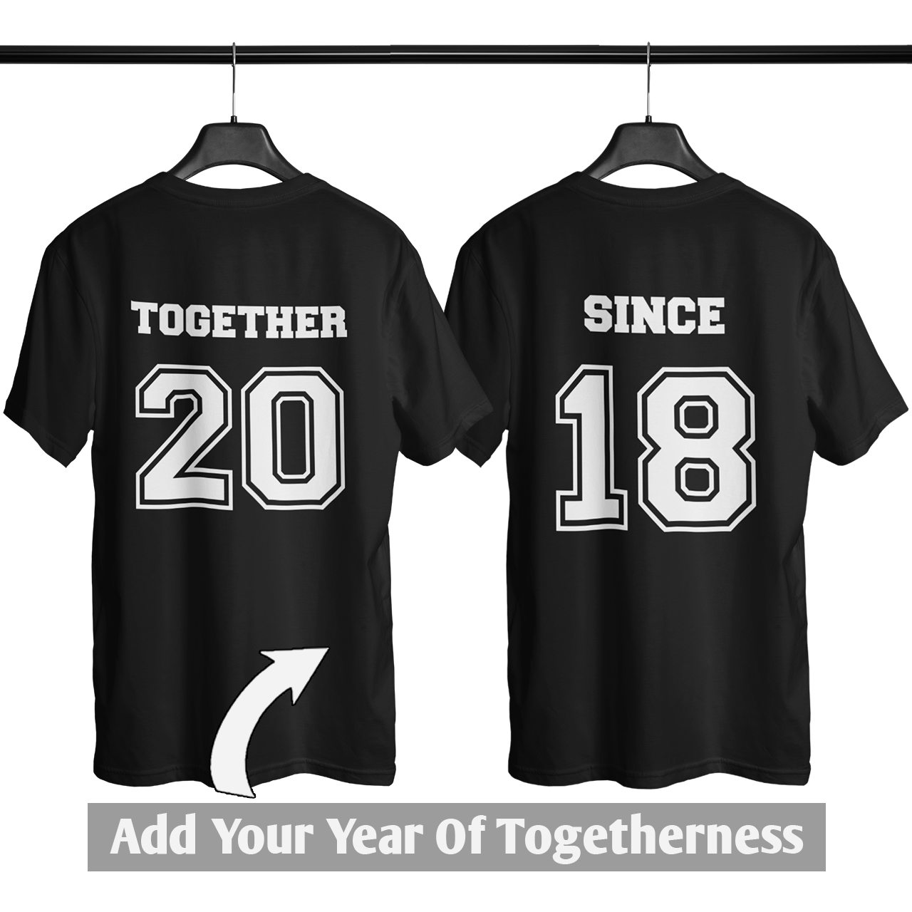 Together & Since Couple T-Shirts