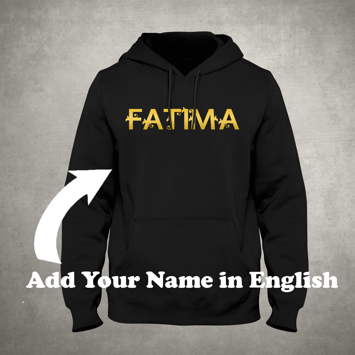 Personalized Named Hoodie (English - VT)