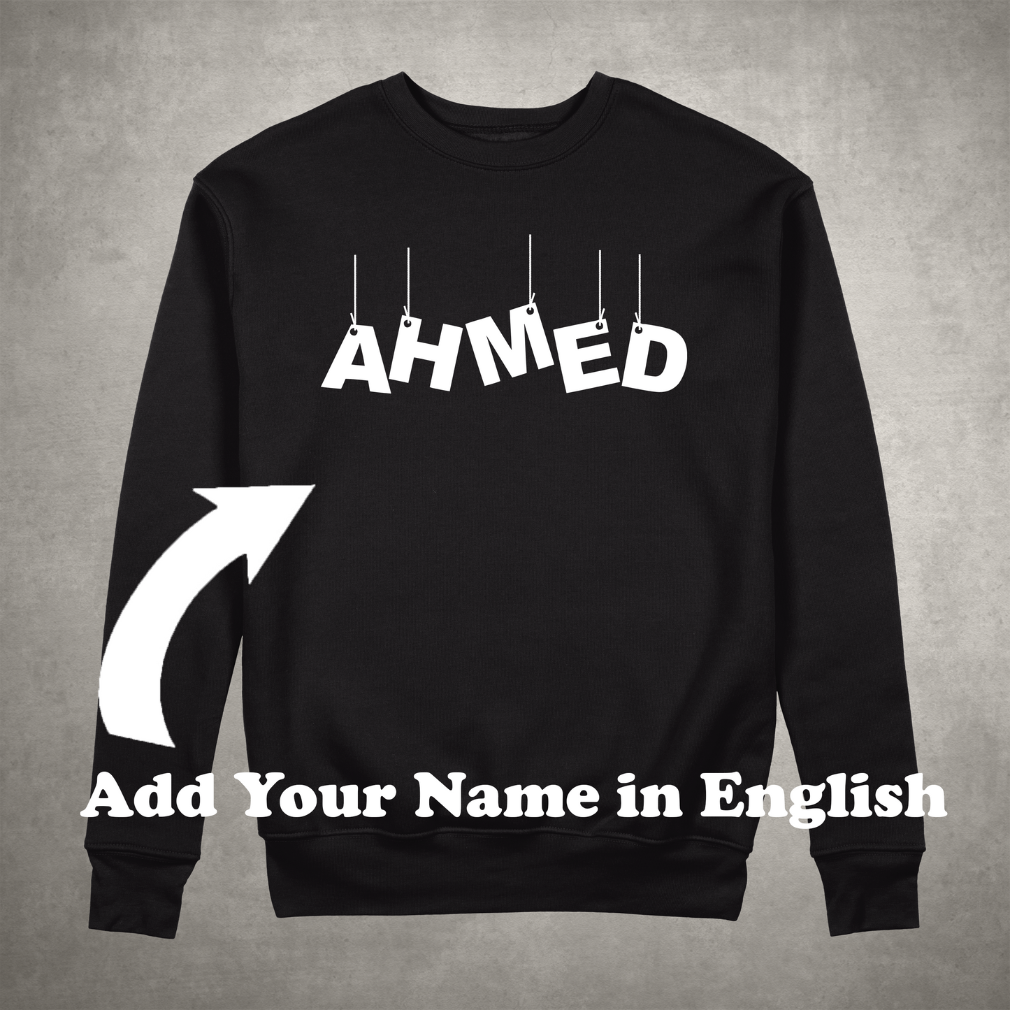 Personalized Named Sweatshirt (English - HL)